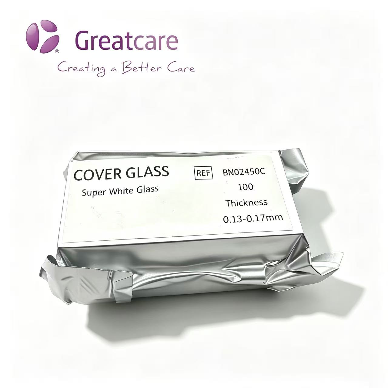 Verre de couverture Verre Super Blanc 24x50mm
