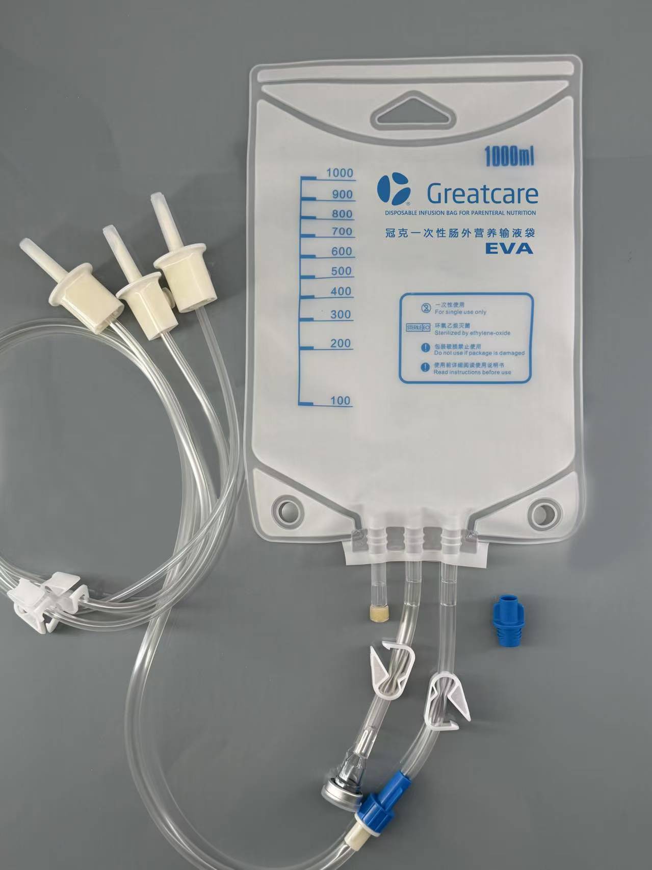 Sac à perfusion jetable pour la nutrition parentérale